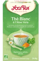 Yogi Tea ThÉ Blanc AloÉ Vera Bio 17sach/1,8g à DURMENACH