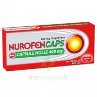Nurofencaps 400 Mg Caps Molle Plq/10 à DURMENACH