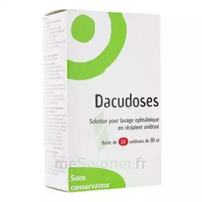 Dacudoses Solution Pour Lavement Ophtalmologique 24unid/10ml à DURMENACH