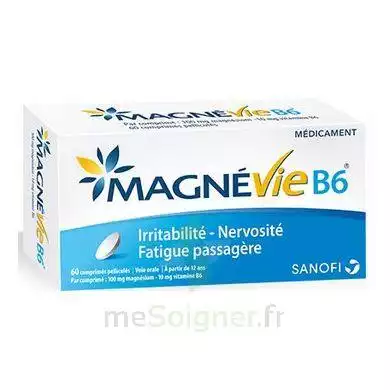 Magnevie B6 100 Mg/10 Mg Comprimés Pelliculés Plaq/60 à DURMENACH