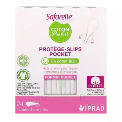 Saforelle Coton Protect Protège-slip Pocket B/24 à DURMENACH