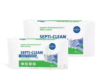 Septi-clean Lingette DÉsinfectante Paquet/70 à DURMENACH