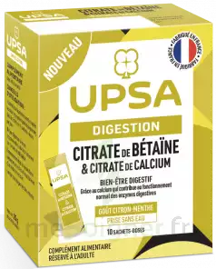 Upsa Citrate De Bétaïne & Citrate De Calcium Poudre 10 Sachets à DURMENACH
